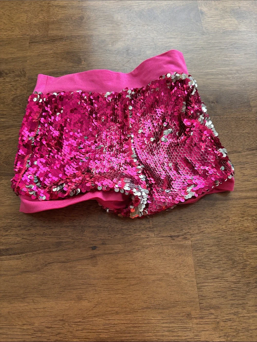IC Balera Hot Pink/Silver Sequin Shorts